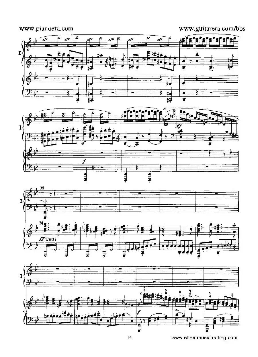 Piano Concerto No.1 in g Minor Op.25（g小调第一钢琴协奏曲·双钢琴）
