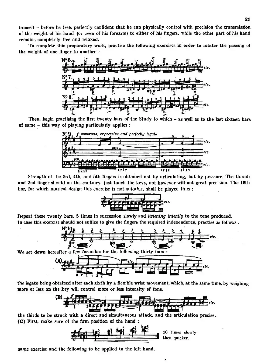 12 Etudes Op.10 柯尔托教学版（12首练习曲·3）