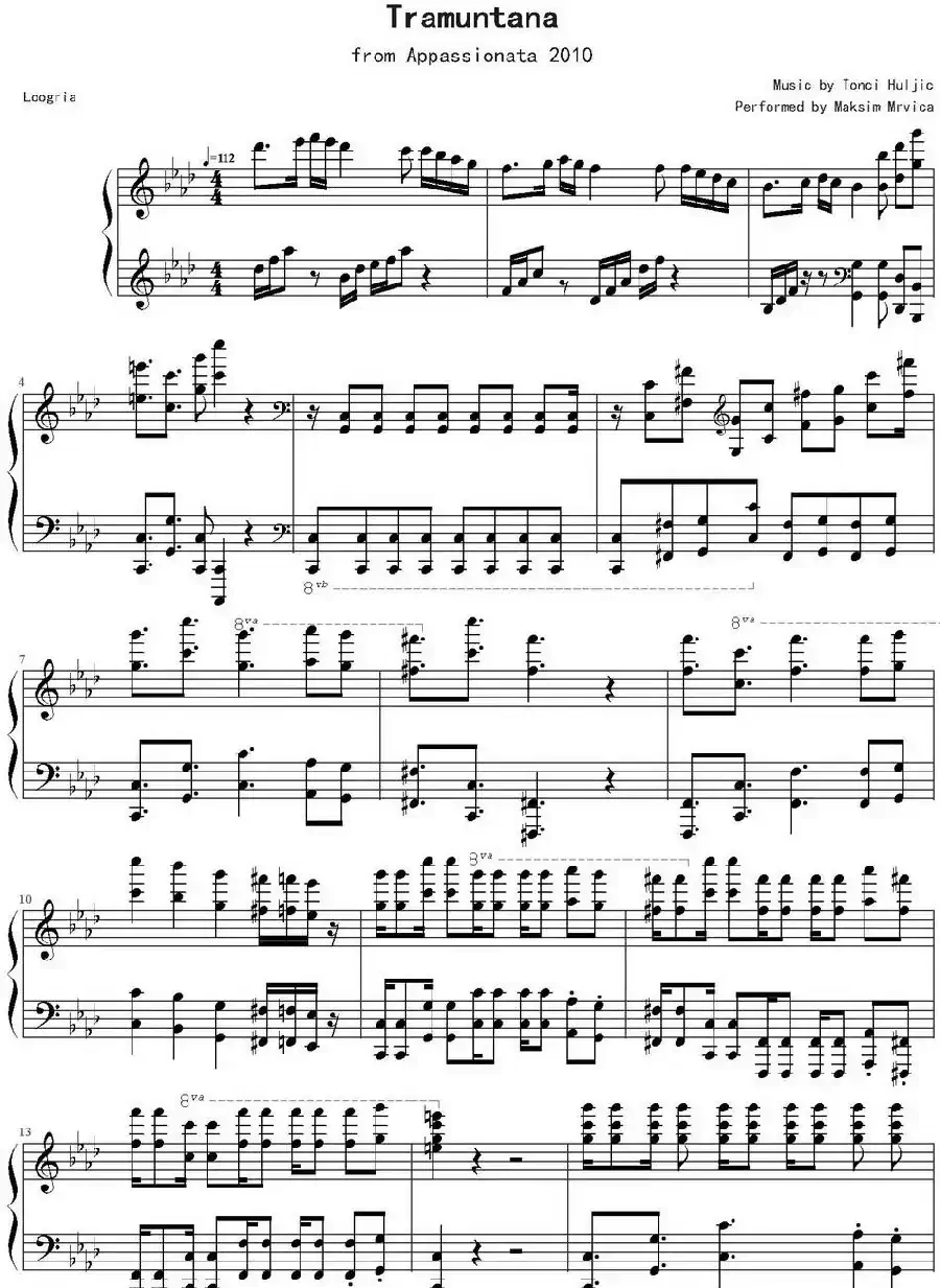 Tramuntana（form《Appassionata2010》）