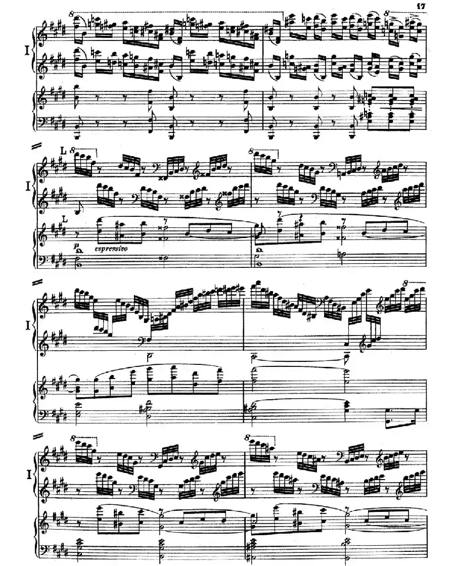 Piano Concerto in E Major Op.59（E大调钢琴协奏曲·双钢琴·第一乐章）