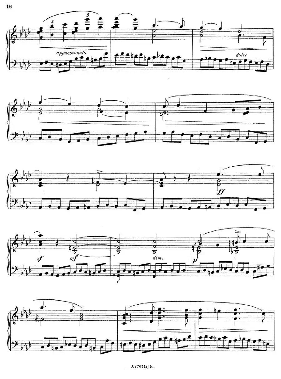 6 Etudes de Concert（6首音乐会练习曲·3）