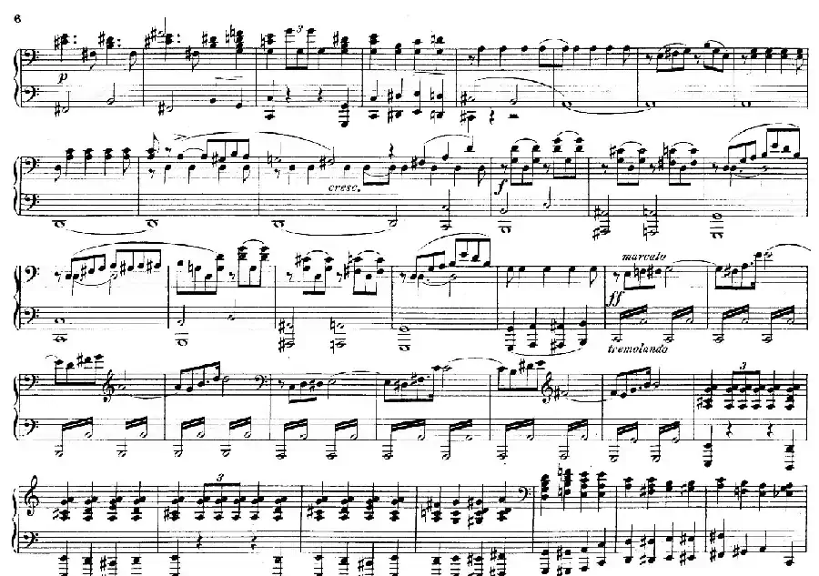 Deux Morceaux Pour Quatre Mains Op.43（2首四手联弹小品·1）
