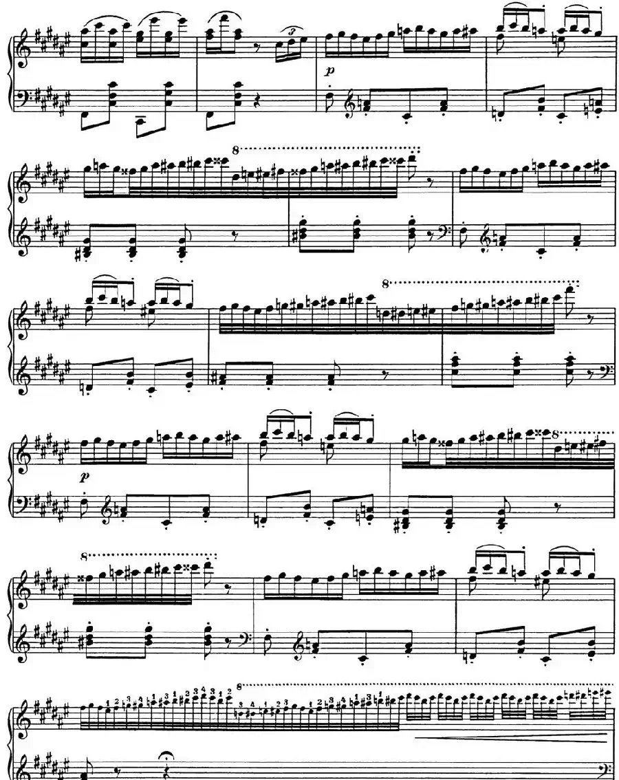 李斯特 匈牙利狂想曲 Hungarian Rhapsodies S.244 No.8