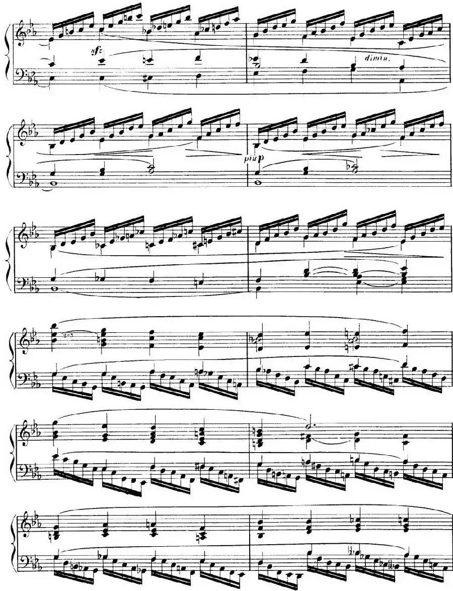 15 Etudes de Virtuosité Op.72 No.14（十五首钢琴练习曲之十四）