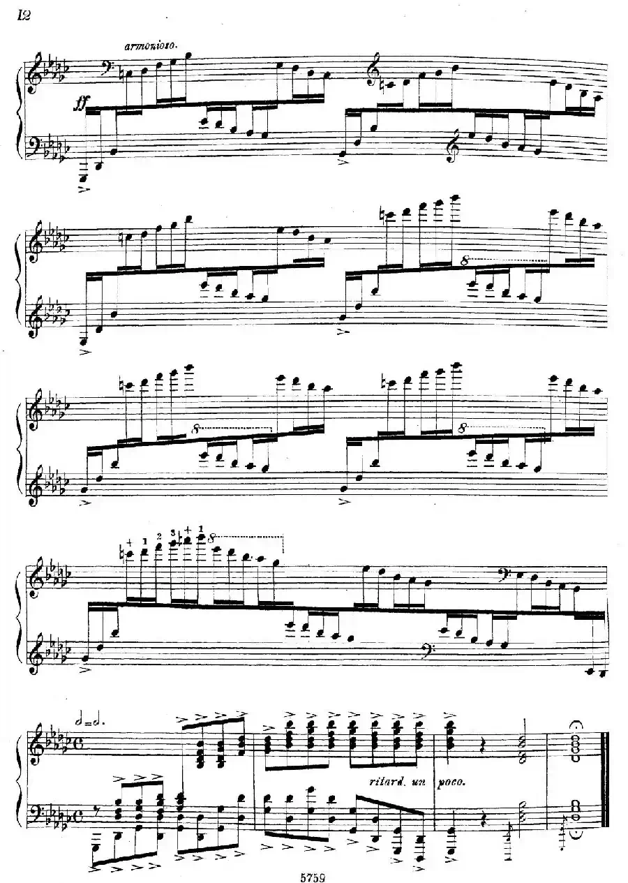 3首音乐会练习曲（Three Concert Etudes Op.24）（Ⅰ）