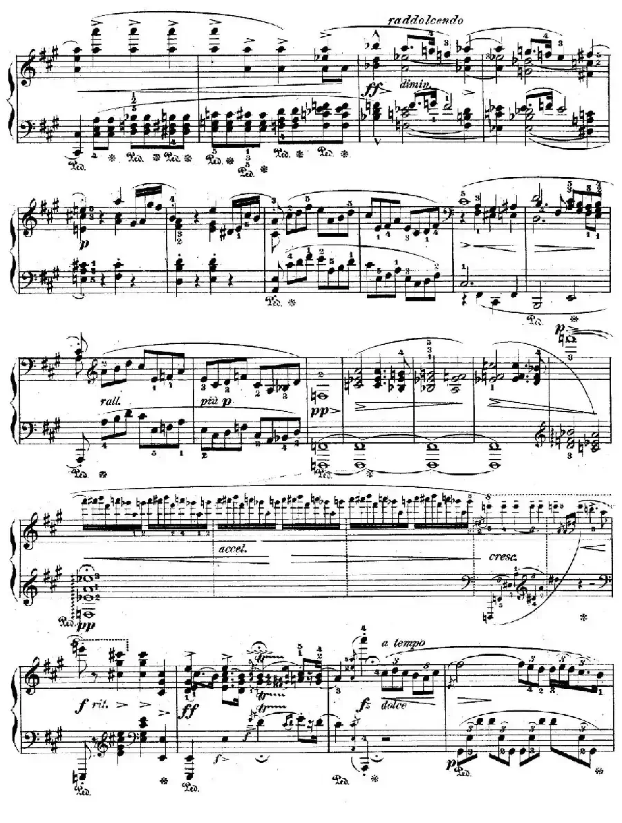 Allegro de Concerto Op.46（A大调音乐会快板）
