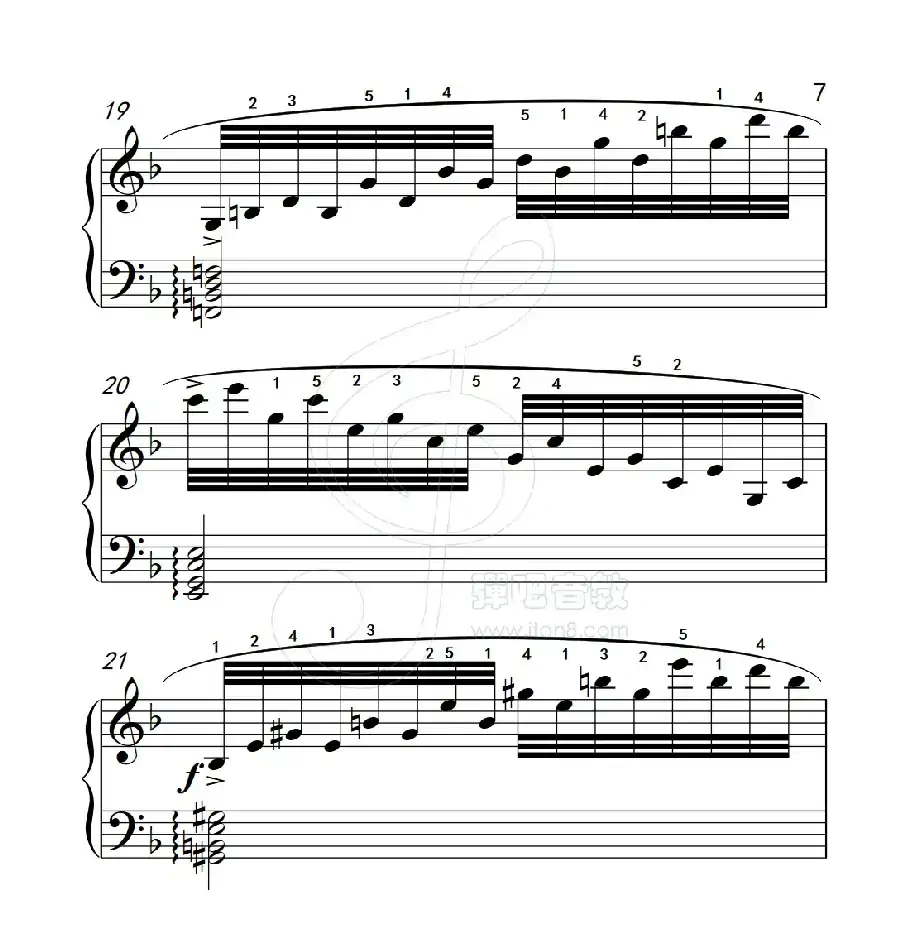 练习曲 19(克拉莫钢琴练习曲60首)