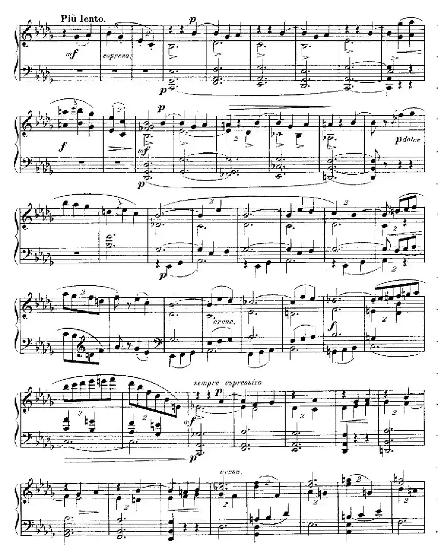 4 Valses Caprice（4首随想圆舞曲）（Op.59 No. 3 in G-flat ​）