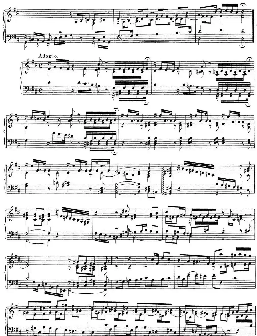 Toccata BWV 912（7首托卡塔·No.3 D大调）