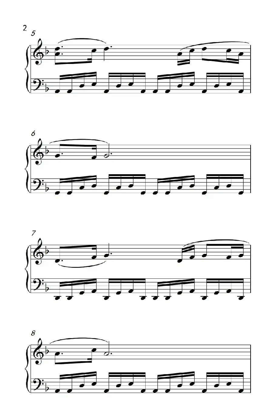 世间始终你好（《弹吧音教》制谱版）