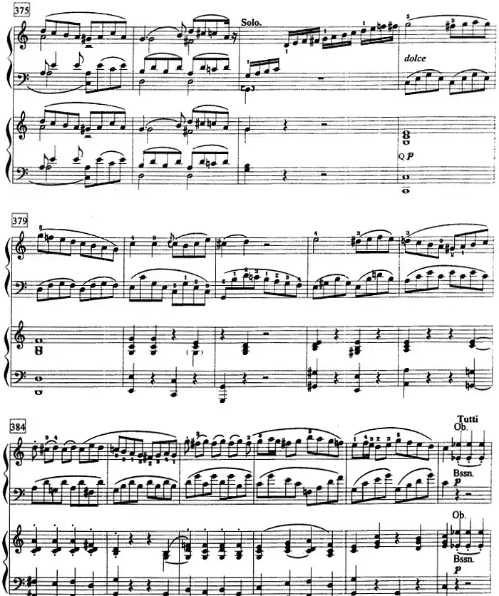 钢琴教程第八级 大型乐曲（C大调第一钢琴协奏曲 Op.15 第一乐章）