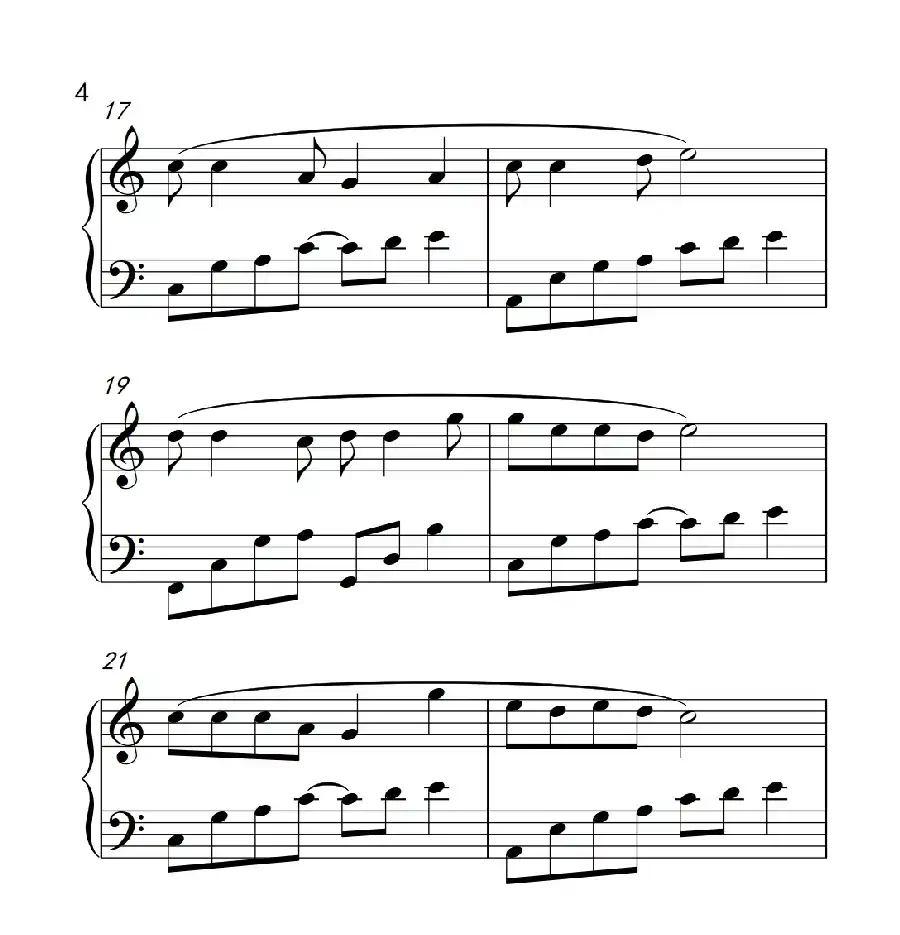 荷塘月色(《弹吧音教》制谱)