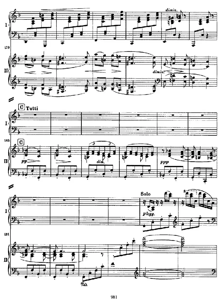 降B大调第二钢琴协奏曲（P81——90）