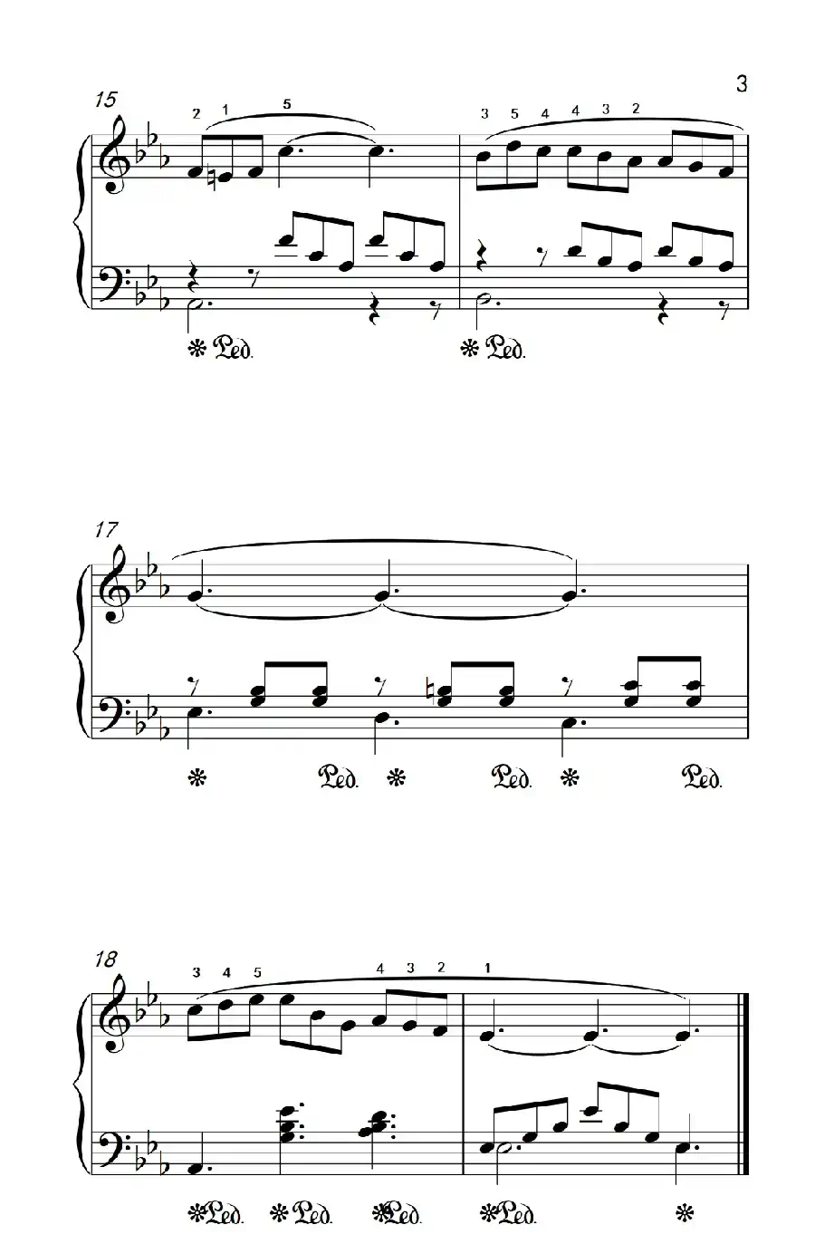美丽的梦神（老年大学 钢琴教程 3）
