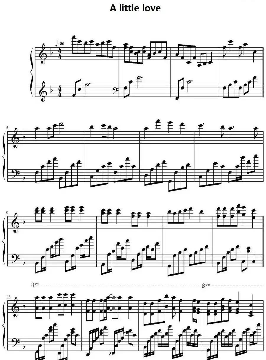 A little love