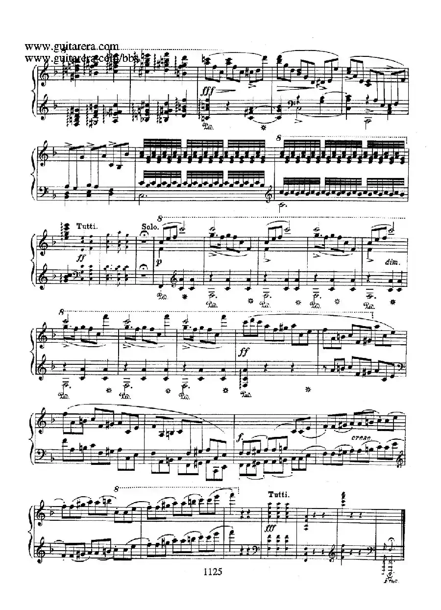 Piano Concerto No.2 in f Minor Op.21（f小调第二钢琴协奏曲·钢琴独奏版）
