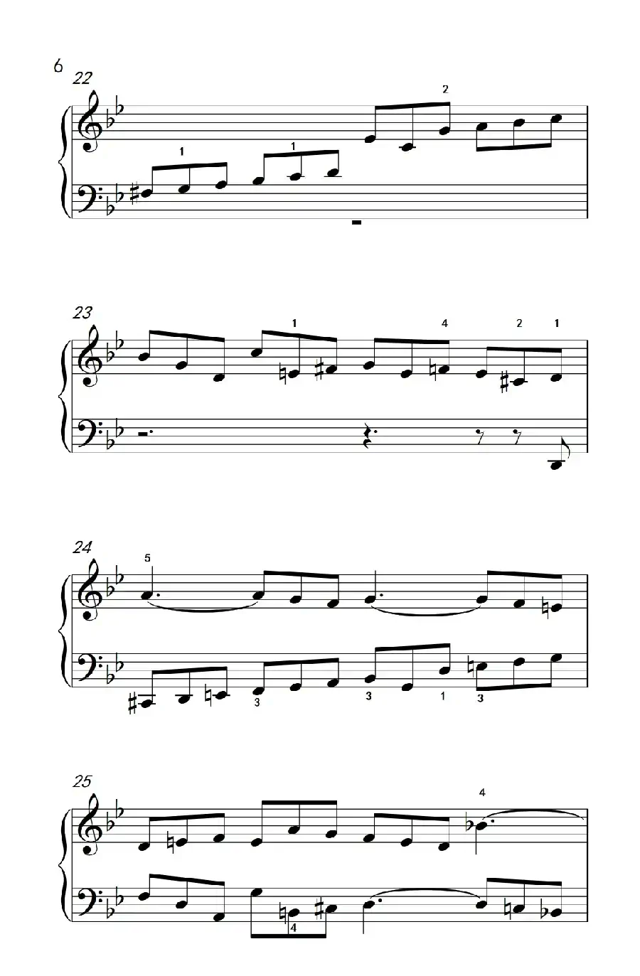 第九级1.吉格舞曲 选自《英国组曲》第三套（中央音乐学院 钢琴（业余）考级教程 7-9级）