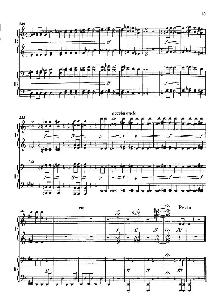 Vier Bagatellen Op.70（4首小品·Ⅰ·四手联弹）
