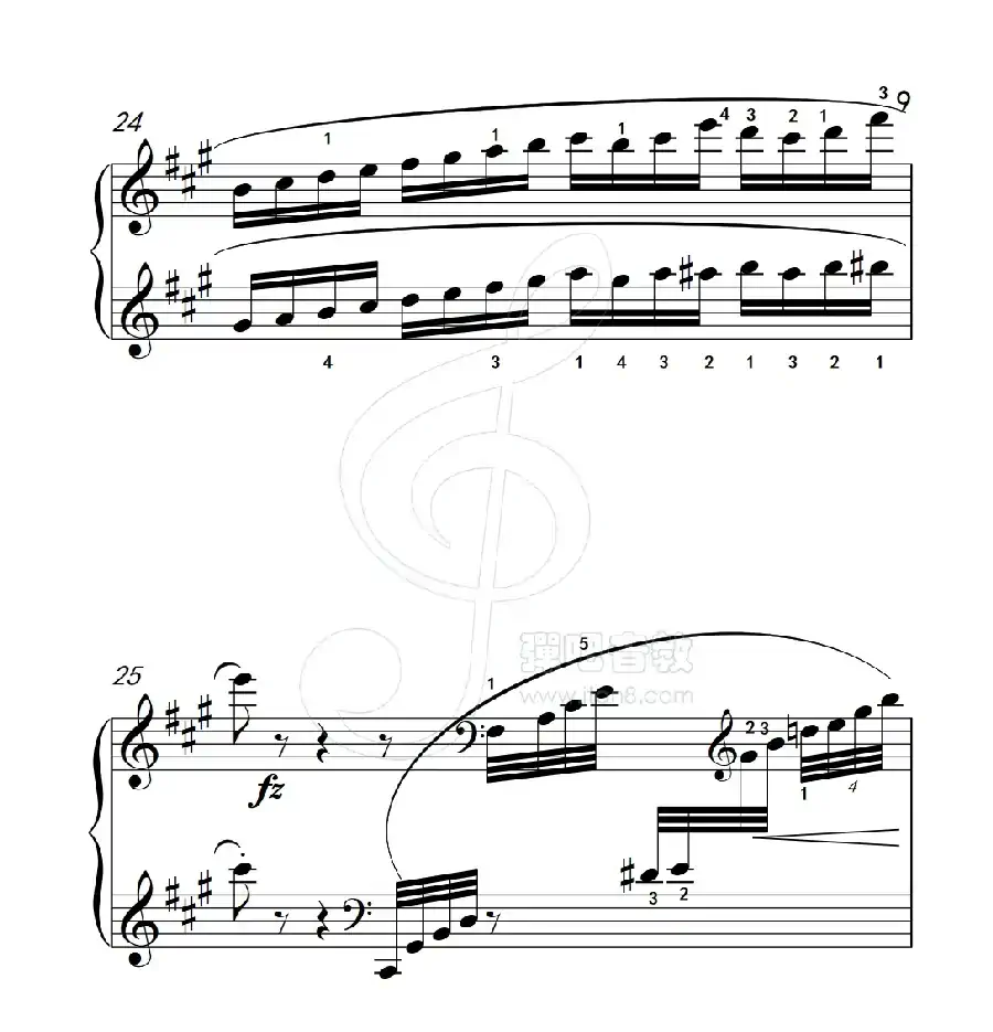 练习曲 4（克拉莫钢琴练习曲60首）