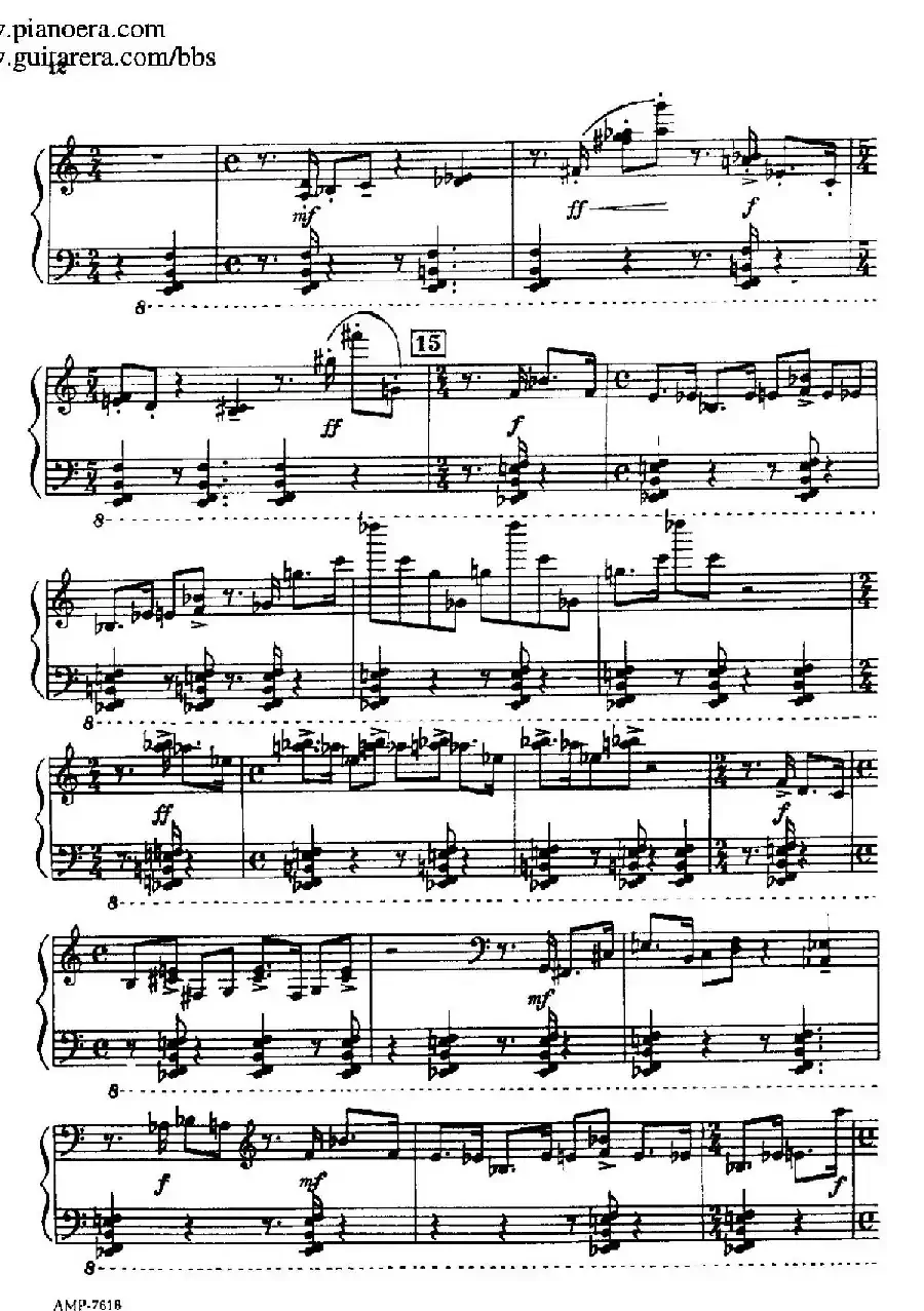 Piano Sonata（钢琴奏鸣曲· 第一乐章）
