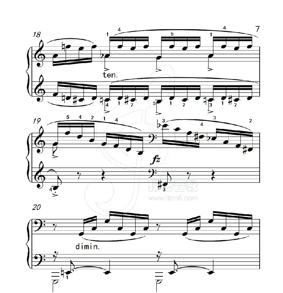 练习曲 1(克拉莫钢琴练习曲60首)