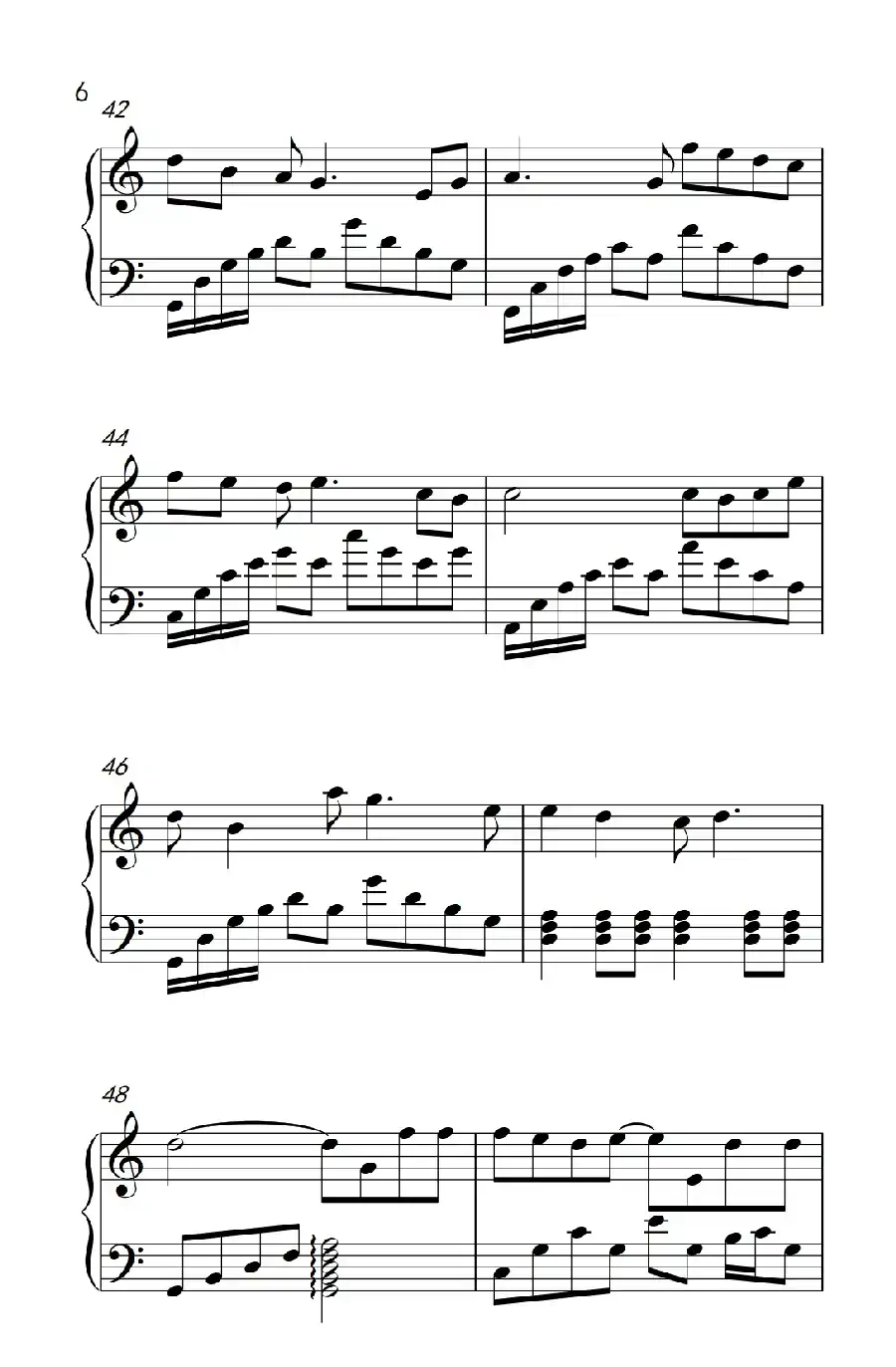 我不会唱歌(《弹吧音教》制谱)