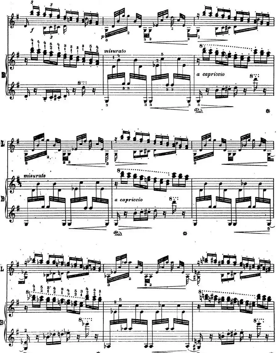 6首帕格尼尼大练习曲（Arpeggio Etude Nr.4）