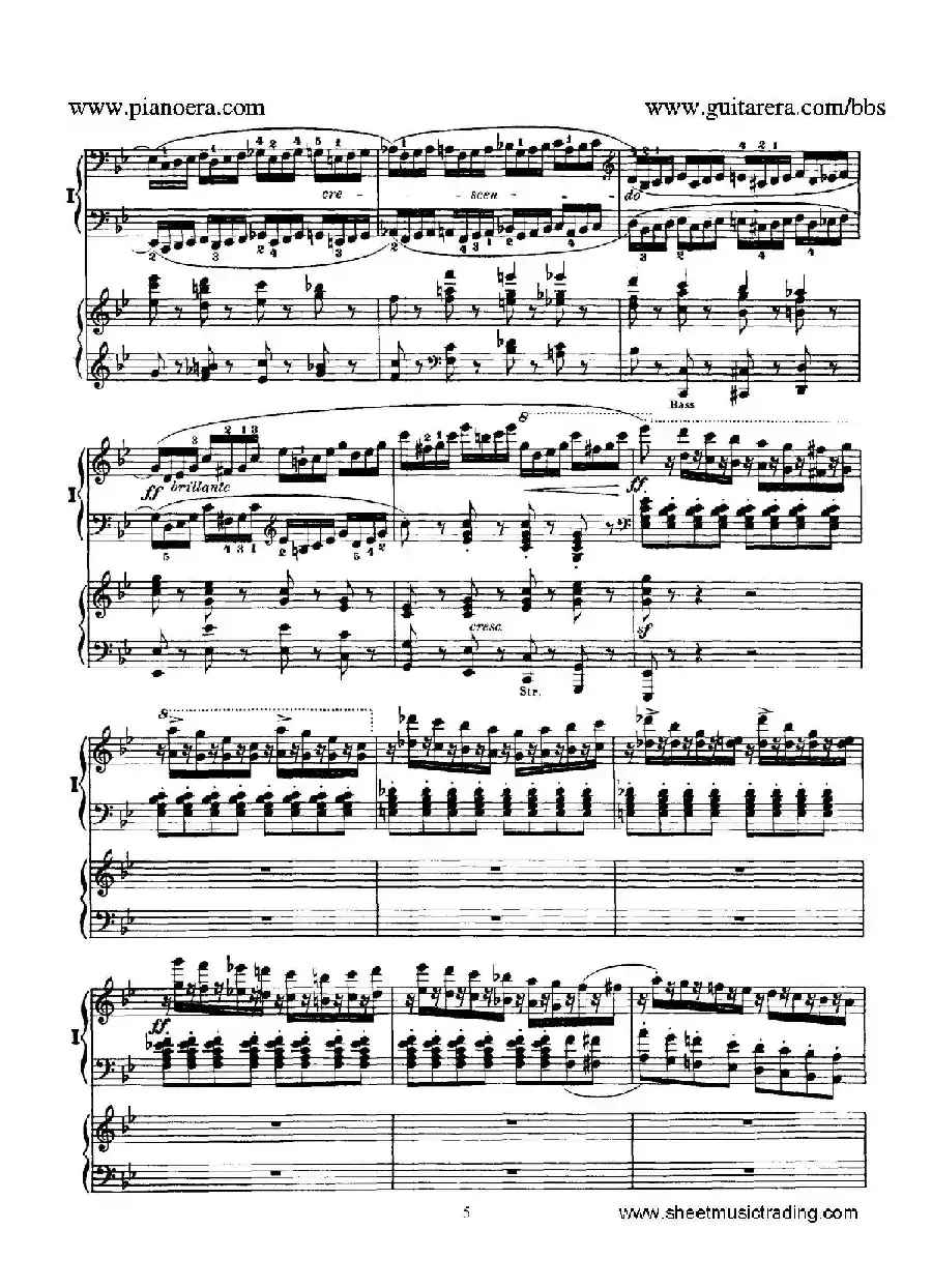 Piano Concerto No.1 in g Minor Op.25（g小调第一钢琴协奏曲·双钢琴）