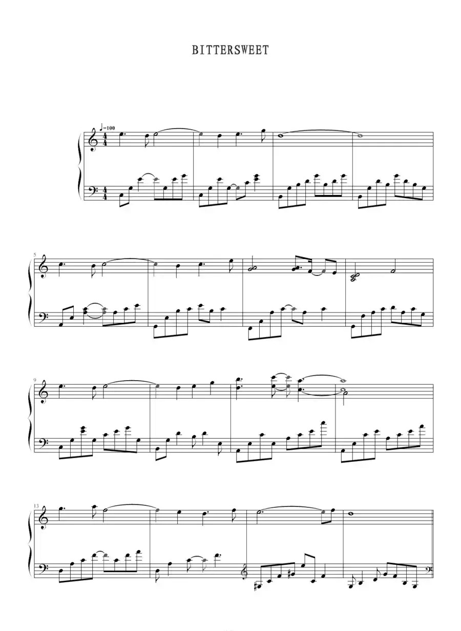 Bittersweet