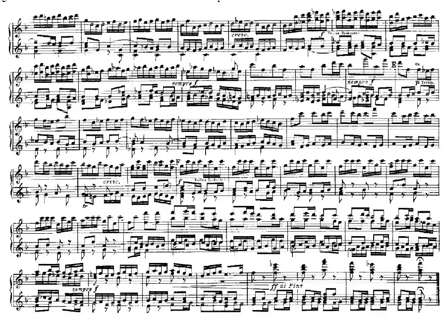 Brandenburg Concerto No.2 in F Major BWV.1047（F大调第二勃兰登堡协奏曲·四手联弹版）