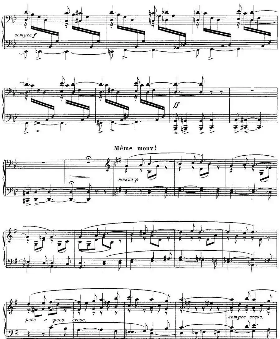 福雷13首船歌：Barcarolle No·11 in G min, Op·105