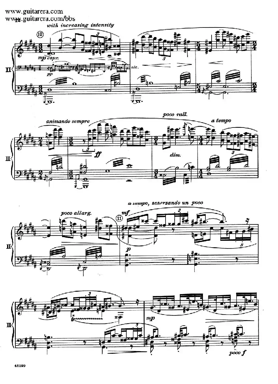 Piano Concerto Op.38（钢琴协奏曲·双钢琴·第一乐章）