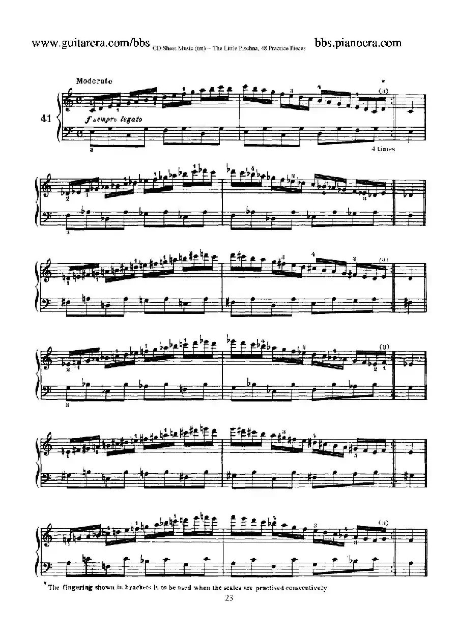 48 Practice Pieces（四十八首钢琴练习曲）