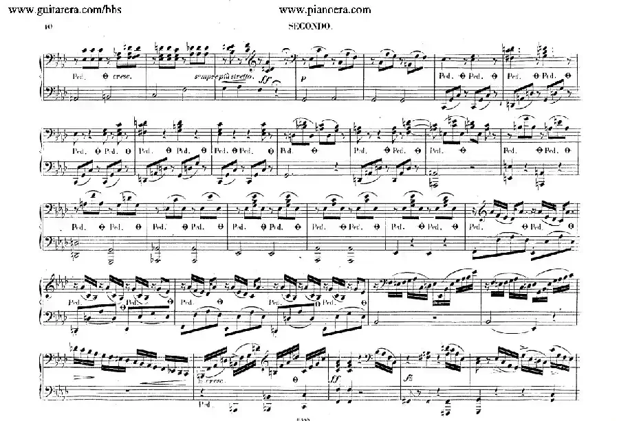 Piano Concerto No.2 in f Minor Op.21（f小调第二钢琴协奏曲·四手联弹版）