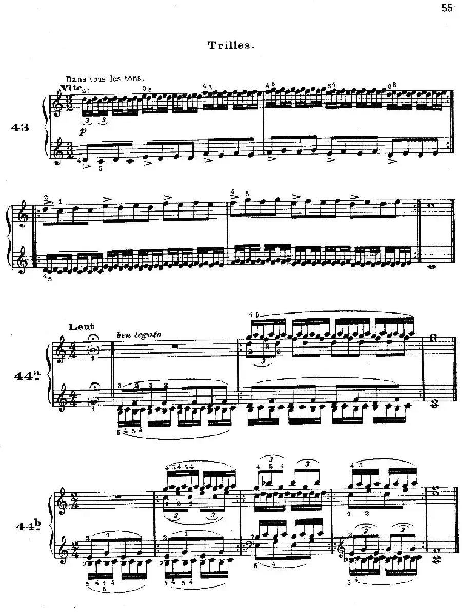 51 Exercises, WoO 6（51首钢琴练习 38—51）