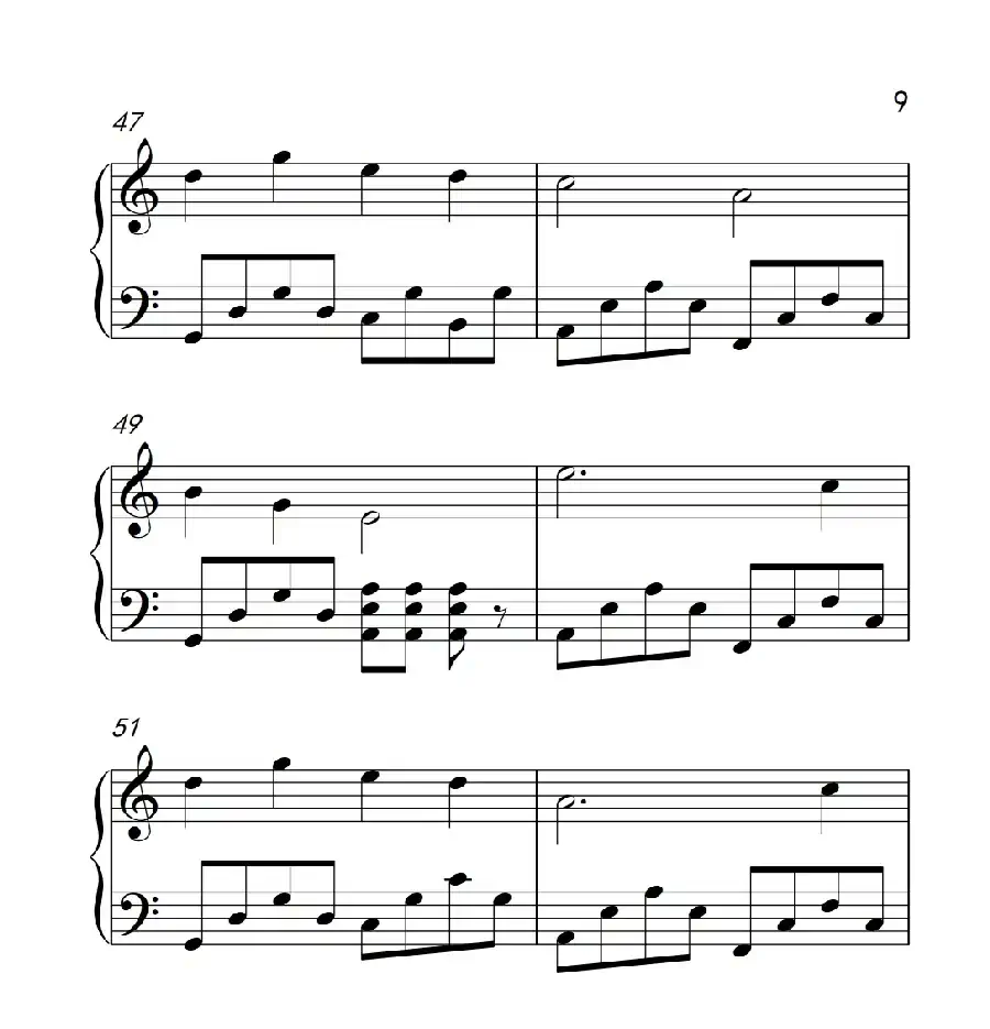 自由飞翔（《弹吧音教》制谱版）