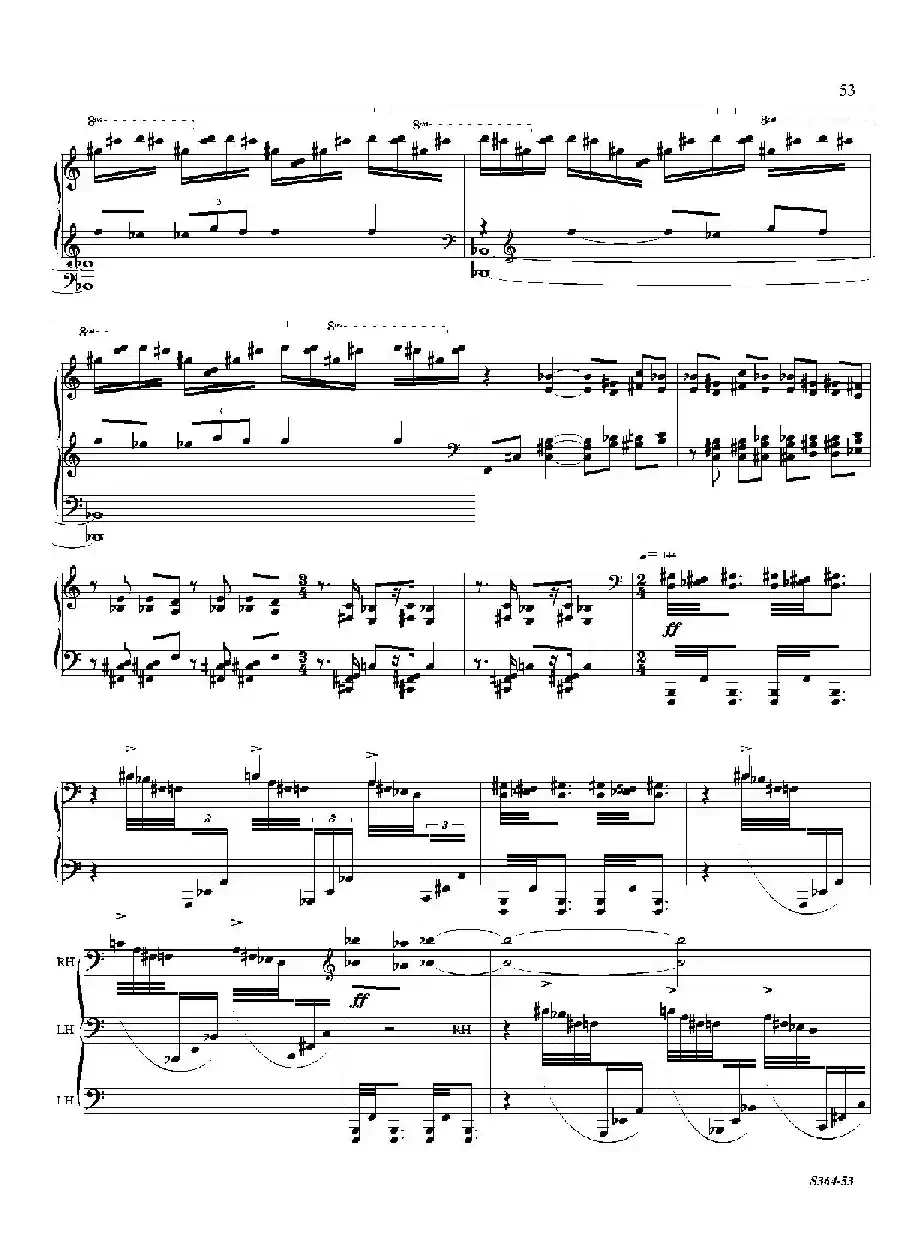 Piano Sonata No.8（第八钢琴奏鸣曲）（3）