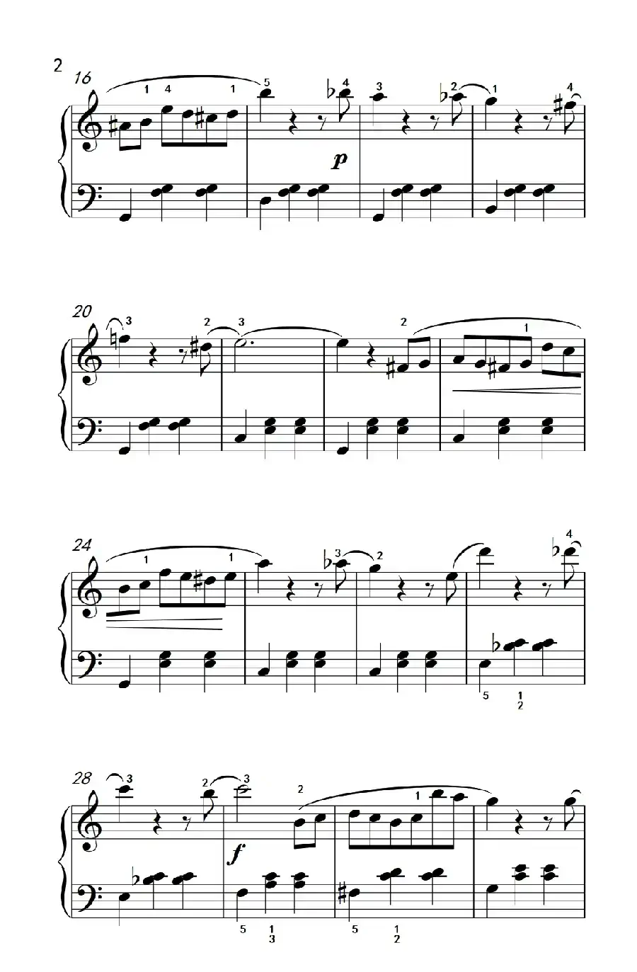 春之声圆舞曲（老年大学 钢琴教程 3）