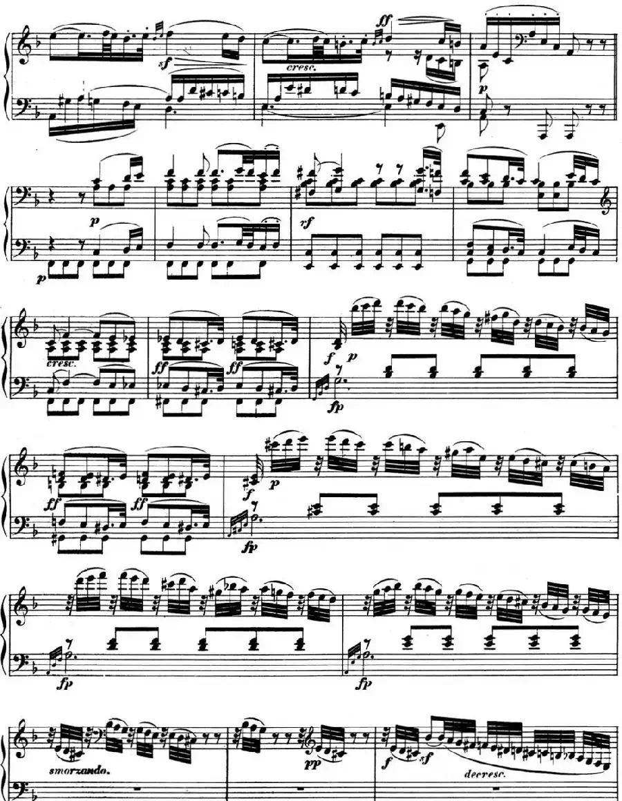 贝多芬钢琴奏鸣曲07 D大调 Op.10 No.3 D major