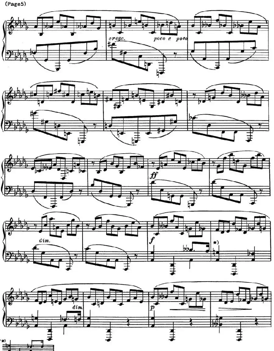 斯克里亚宾8首钢琴练习曲 Op42（No.1 Alexander Scriabin Etudes）