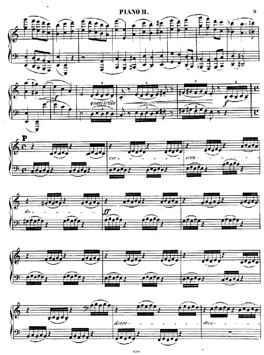 Chaconne for 2 Pianos Op.150（双钢琴第二钢琴）