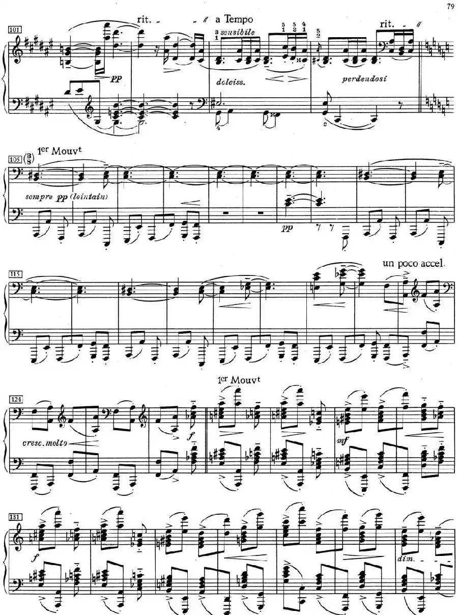 德彪西12首钢琴练习曲（12 和弦练习v1.0 accords）