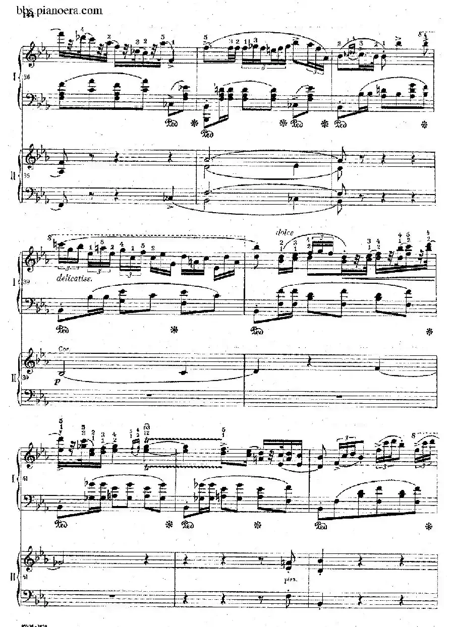 Grande Polonaise Brilliante Preceded by an Andante Spianato Op.22（平静的行板与华丽的波兰舞曲·双钢琴版）