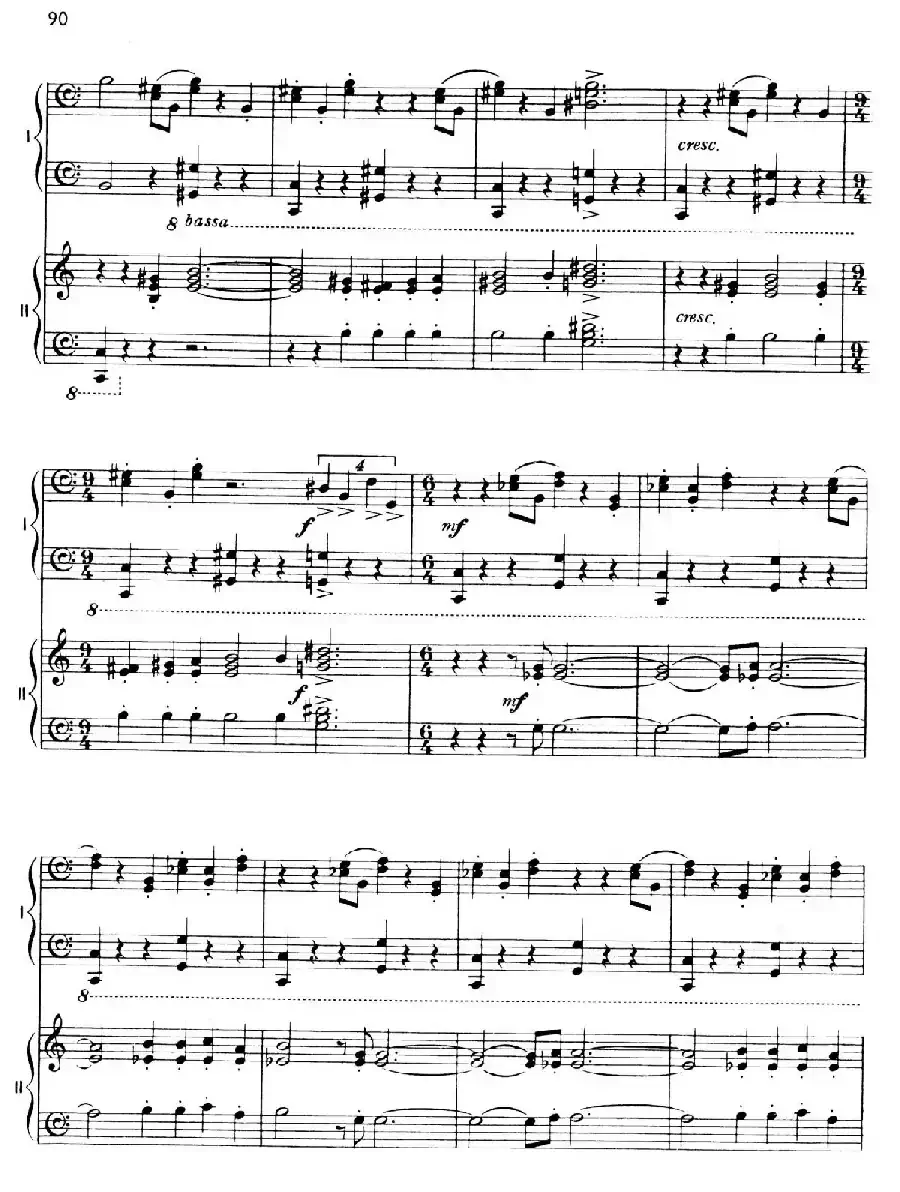 The Planets Op.32（双钢琴）（行星·第六乐章 天王星—魔术师）