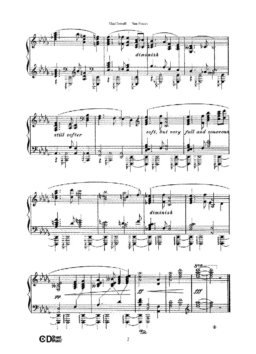 海景 Sea Pieces Op.55（No.1）