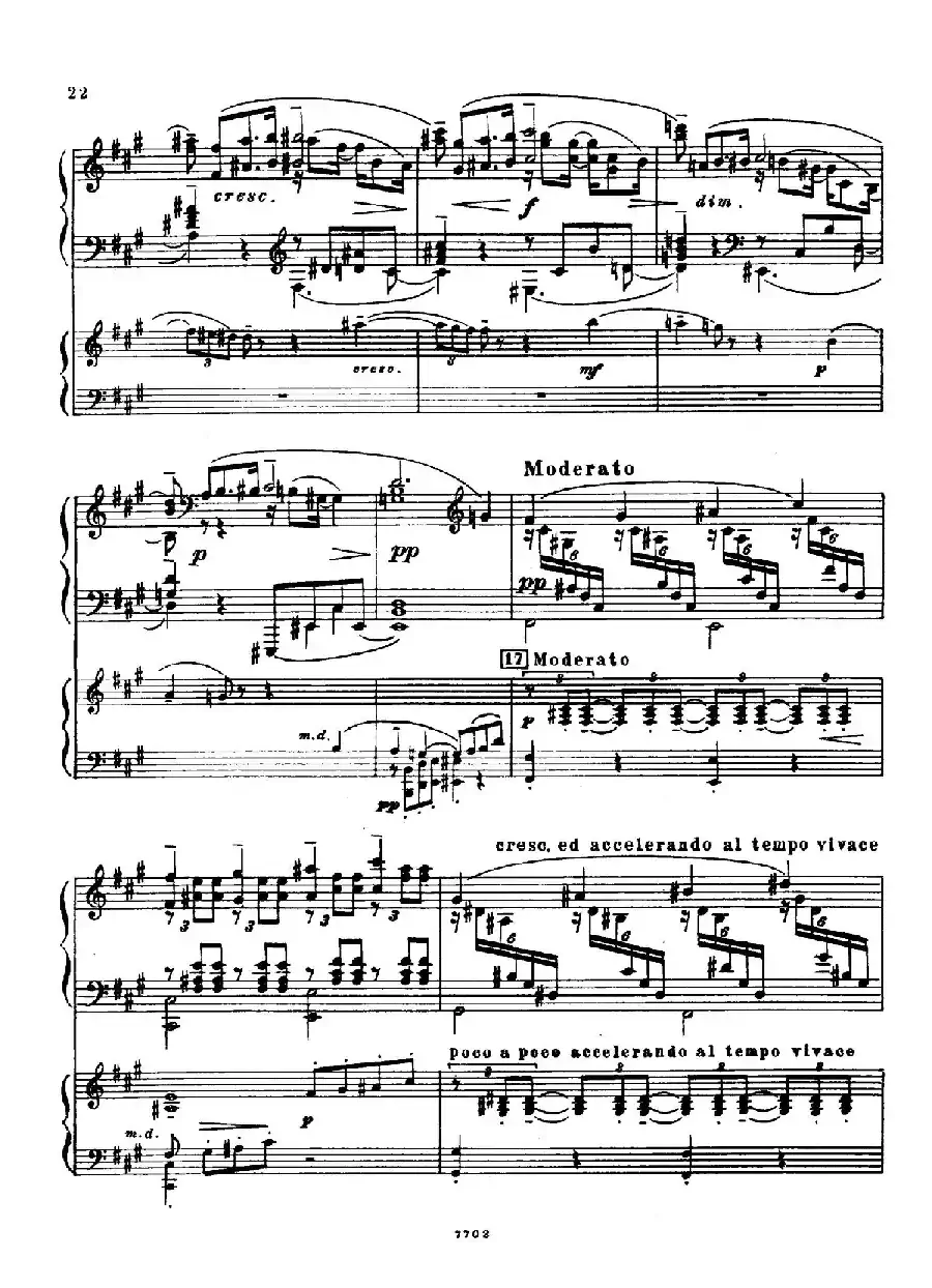 升f小调第一钢琴协奏曲 Op.1（双钢琴版）