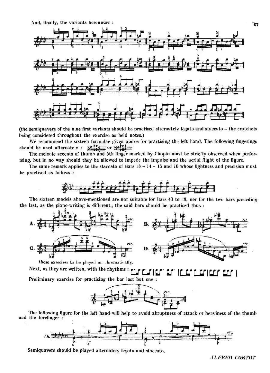 12 Etudes Op.10 柯尔托教学版（12首练习曲·10）