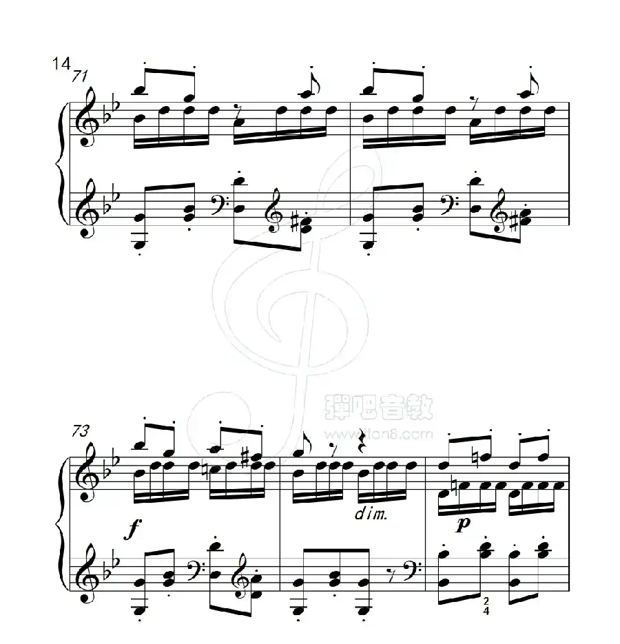 练习曲 52(克拉莫钢琴练习曲60首)