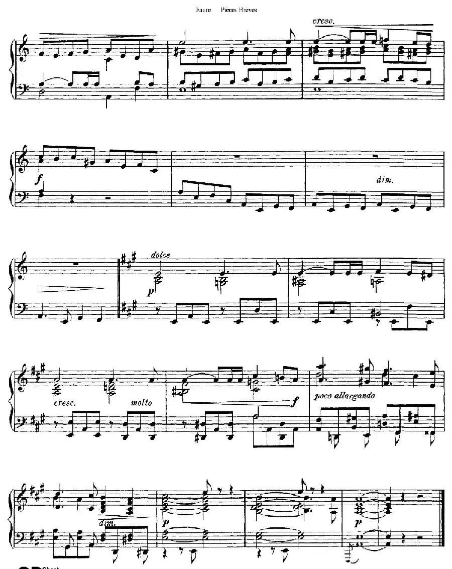 Pieces Breves Op.84（Ⅲ）