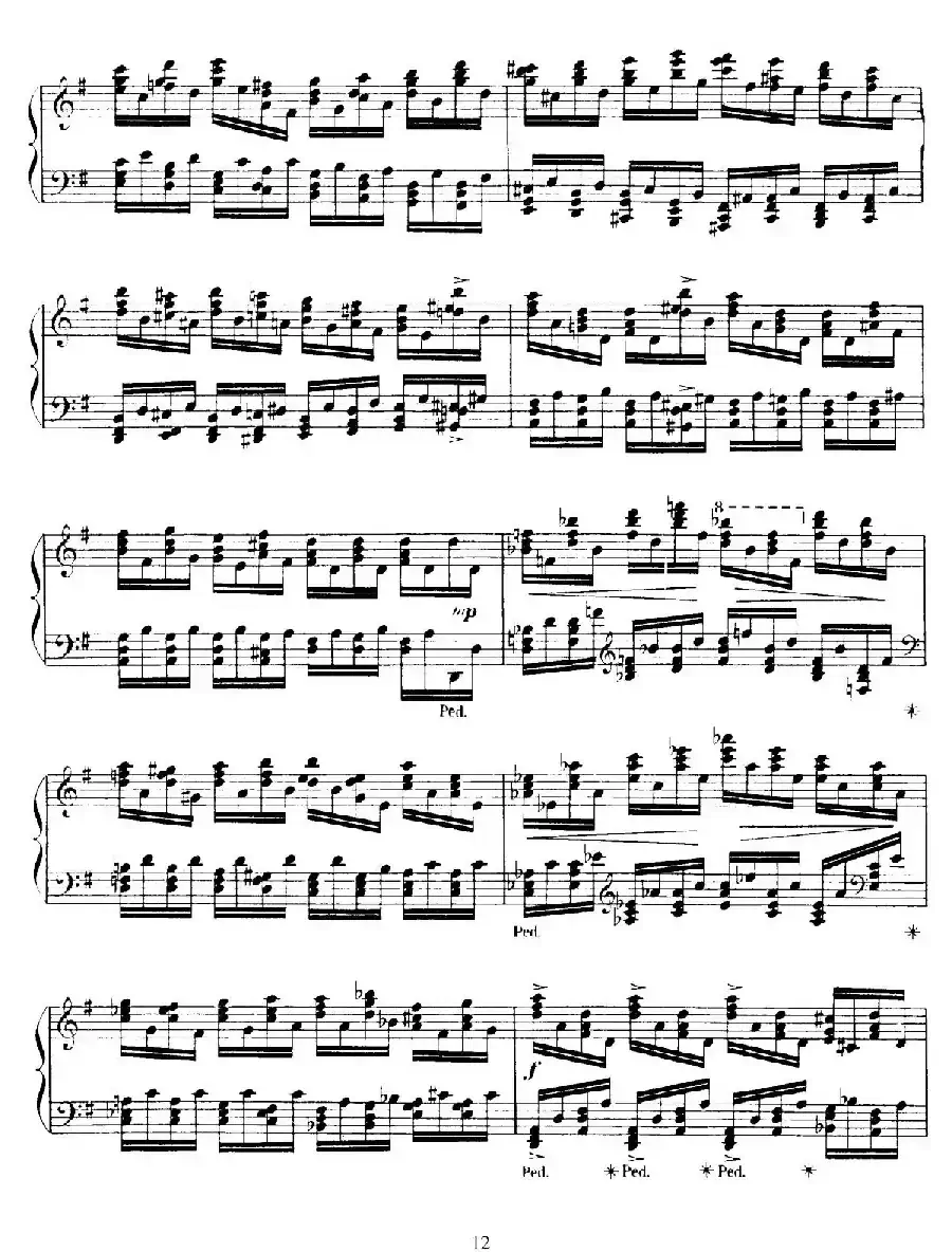 15 Etudes de Vortuosite Op.72（15首辉煌练习曲·3）